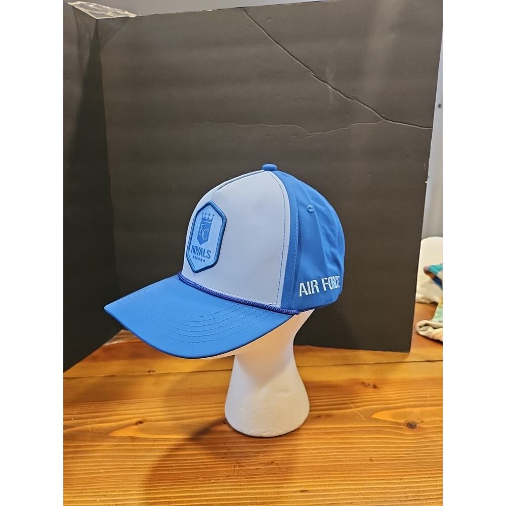 Kansas City Royals Airforce Patch Trucker Adjustable Hat Snapback‎